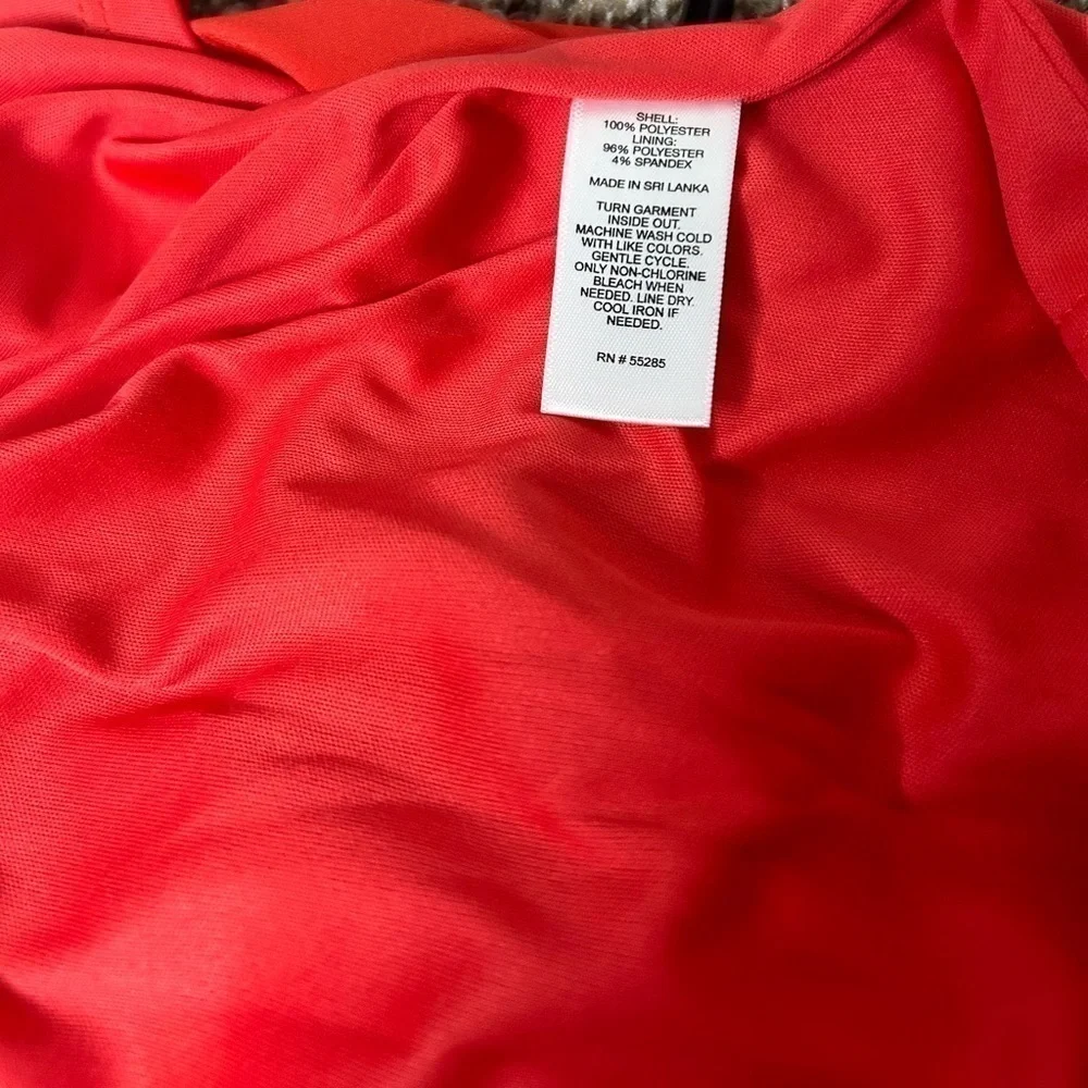 Express coral red dress size 2 - Picture 4 of 4